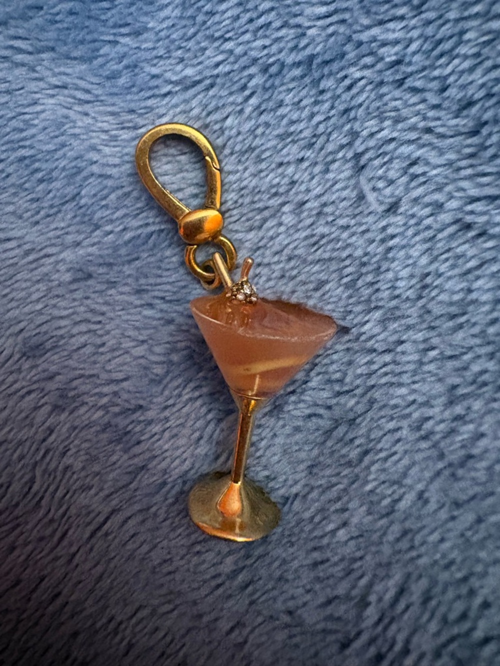 Rare Juicy Couture Martini Cocktail Charm for charm bracelet